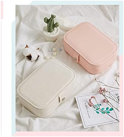 ASLIDECOR Travel Jewelry Case Leather,Small Jewelry Box Gift for