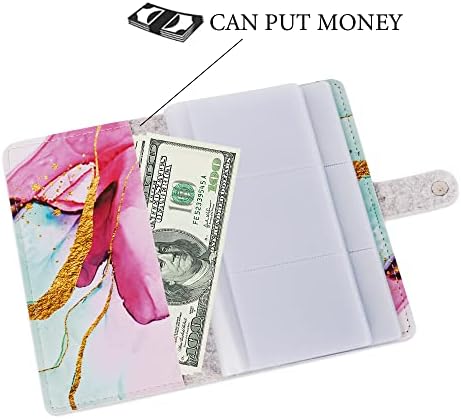 Business Card Organizer,Business Card Holder Book Case PU Leather