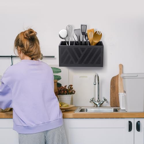 MINCORD Kitchen Utensil Holder with 3 Compartments