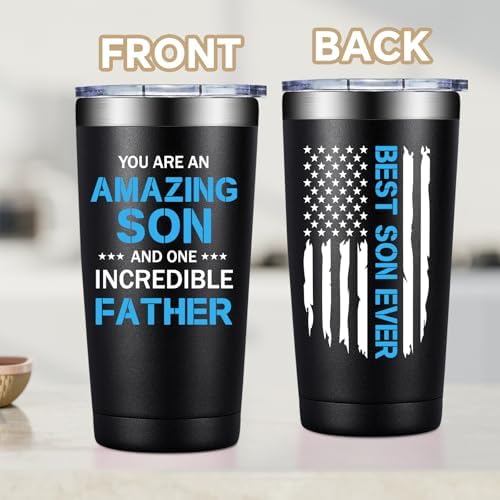 Fufandi Gifts for Son - You Are an Amazing Son Tumbler Cup 20oz