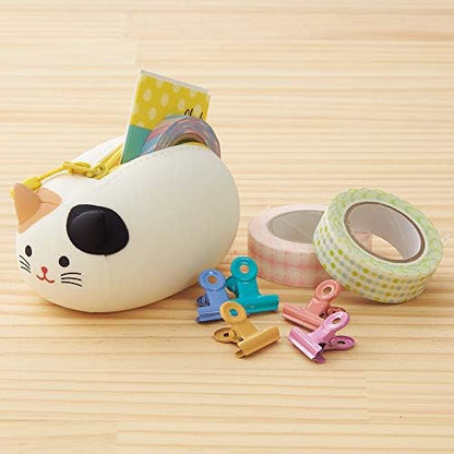 LIHIT LAB PuniLabo Mini Zipper Pouch, Horizontal, 2.2" x 2.7", Shiba