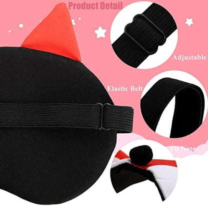 ZOOFOX 16 Pack Cute Animal Sleep Masks, 3D Blackout Blindfolds for