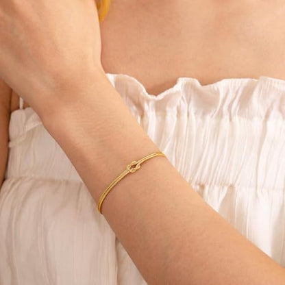 Matching Bracelets for Couples Love Knot Bracelet Pinky Promise