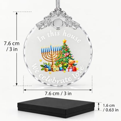 Christmas Ornaments Hanukkah Ornaments for Tree Jewish Chanukah Gifts