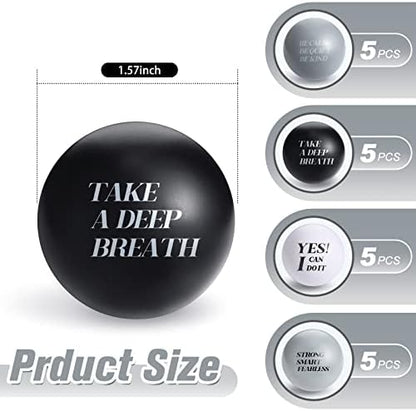 Zomiboo 20 Pcs Motivational Balls Toys Employee Appreciation, Classic