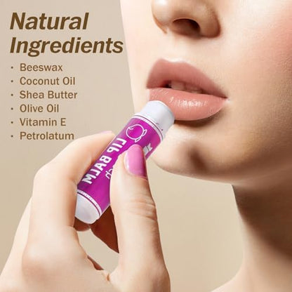 AZEN 8 Sets Bulk Gifts, Hand Cream and Lip Balm Bulk Set with Organza