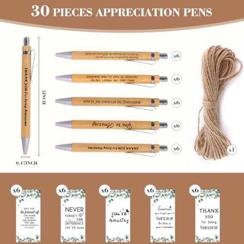 30 Sets Employee Appreciation Gifts Bulk Teacher Thank You Gifts