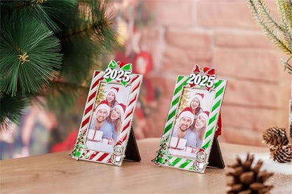 FKOG 2026 Picture Frame Christmas Ornament, Family Senior Sports