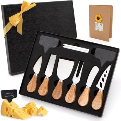 Cheese Knives Set,Stainless Steel Cheese Knife Collection Cheese