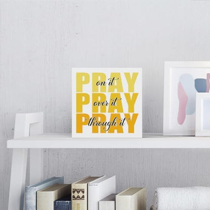 Inspirational Bathroom Room Decor, Christian Bible Desk Decoration