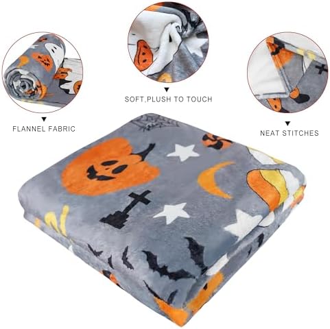 Throw Blanket Super Soft Cozy and Plush for Couch and Chair Halloween