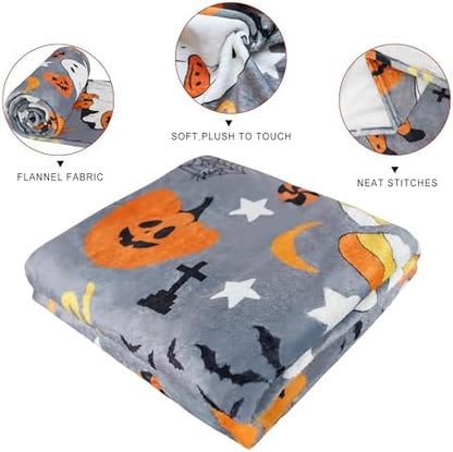 Throw Blanket Super Soft Cozy and Plush for Couch and Chair Halloween