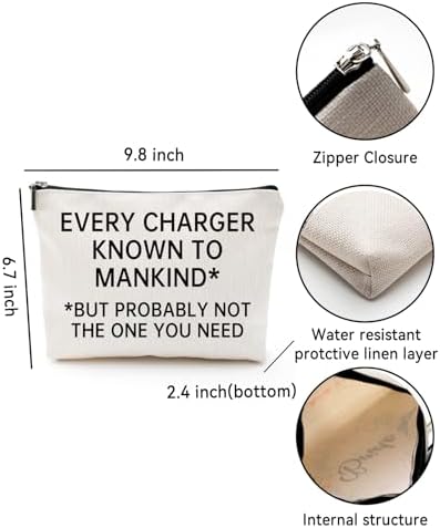 ZUYUROU Travel Cable Organizer Pouch Electronic Accessories Carry Case