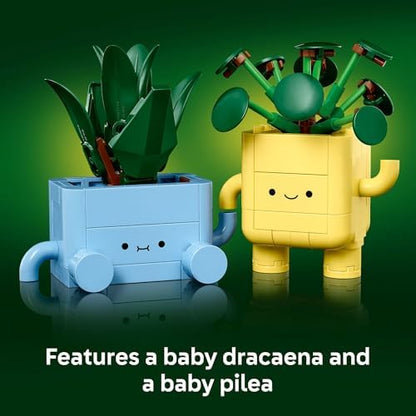 LEGO Botanicals Happy Plants Building Toy for Kids, Girls, and Boys 9+