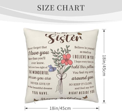 Sister Birthday Gifts, Gifts for Sister Birthday, Happy Birthday