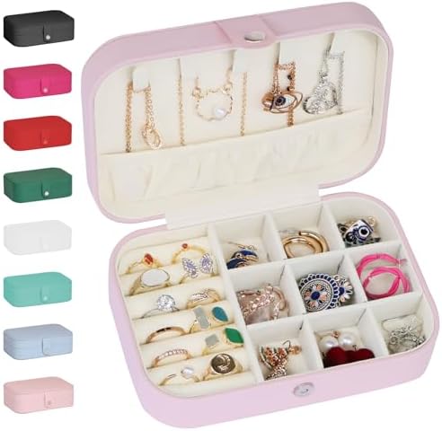 Small Travel Jewelry Case Organizer,Mini Travel Essentials for