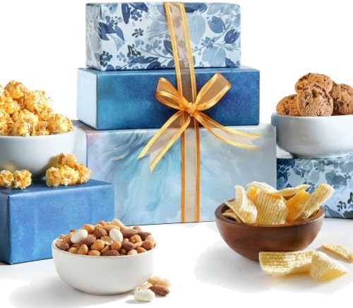 Broadway Basketeers Gift Basket Box Filled with Assorted Snacks &