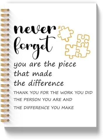 Appreciation Gifts Notebook Journal 5.5x8.3 Inch, Going Away Gifts for