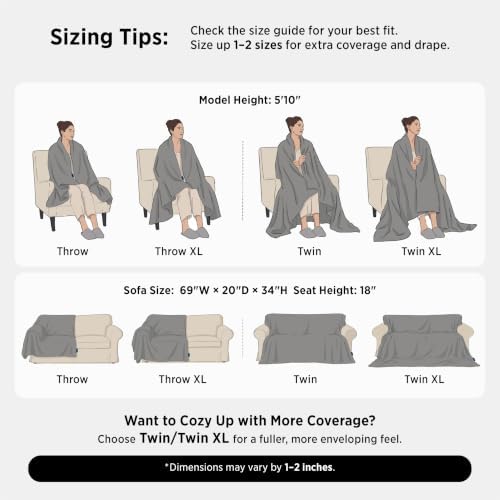Bedsure Soft Cozy Throw Blanket for Couch Decor Gift Off White 50"x70"