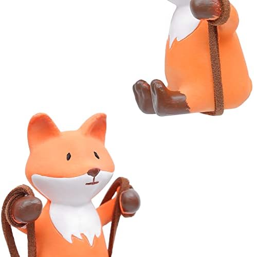 YGMONER Cute Swinging Fox Car Rear View Mirror Hanging Accessories