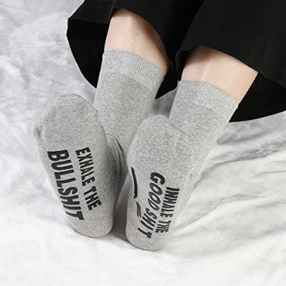 Funny Stoner Socks - Novelty Weed Smoker Gift for Men, Husband