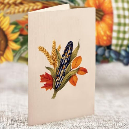 Freshcut Paper Golden Harvest 12" Classic Pop Up Bouquet Card