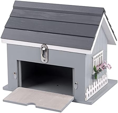 Decorative Wooden Birdhouse for Outdoor Hanging – Handcrafted