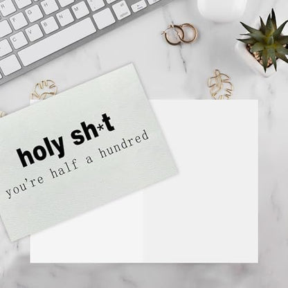 Funny 50th Birthday Card Gifts for Men Women