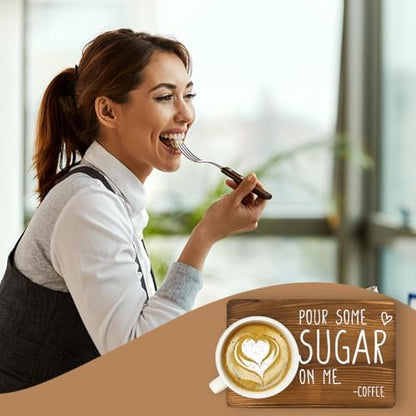 Funny Pour Some Sugar on Me Sign Coffee Lover Decor Barista Baker