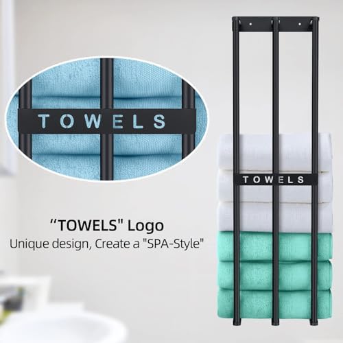 Bethom Towel Racks for Bathroom, Towel Storage Holder Space Saving