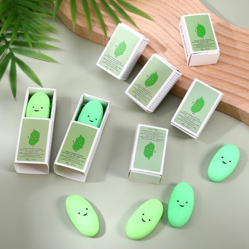 24 Sets Appreciation Pickle Gifts Stress Balls for Adults with Support