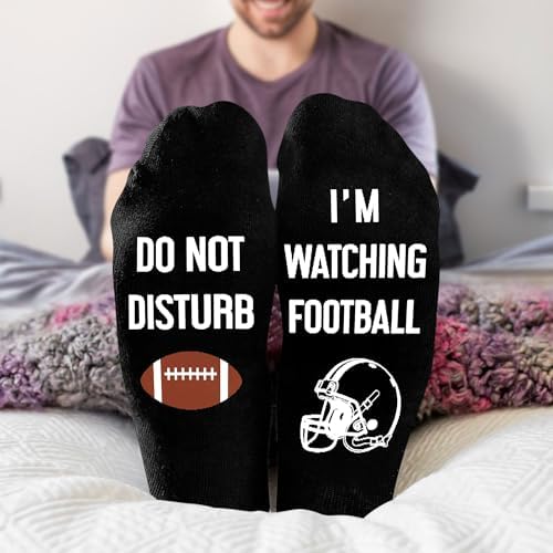 Funny Socks For Men - Cool Mens Football Socks, Sports Stocking
