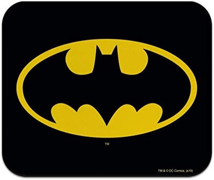 Batman Classic Bat Shield Logo Low Profile Thin Rubber Mouse Pad
