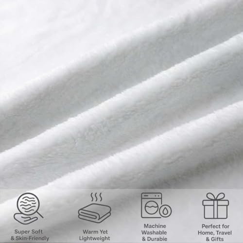 Brown Throw Blanket King Size 90" X 90", Super Soft and Warm Fleece