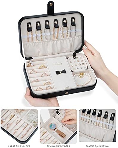 Small Jewelry Box, Travel Jewelry Case Portable Jewelry Boxes for