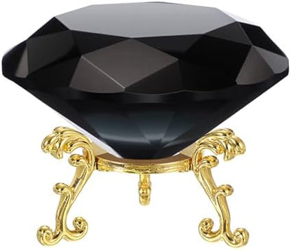 PATIKIL Diamond Crystal Paperweight, 100mm / 3.94" Crystal Paperweight