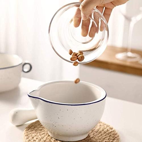 Mortar Pestle Set Pestle and Mortar Set Ceramics Pestle & Mortar Set