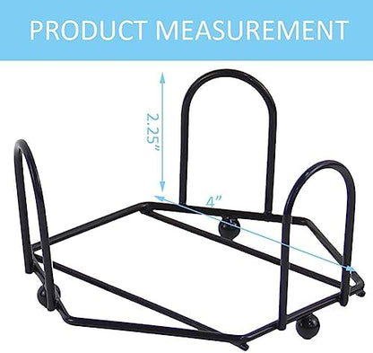 Modern Hexagon Black Iron Metal Coaster Holder - 4 Inch Bulk Cup