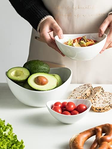 Miamolo 3 Tier Serving Bowls with Stand, Chip and Dip Bowl for