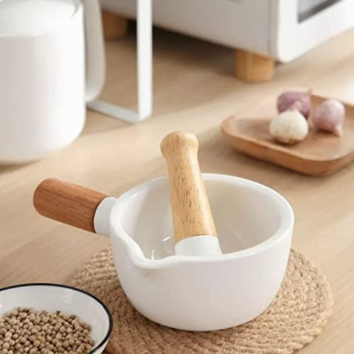 Mortar and Pestle Porcelain Mortar and Pestle Ceramic Herb Grinder