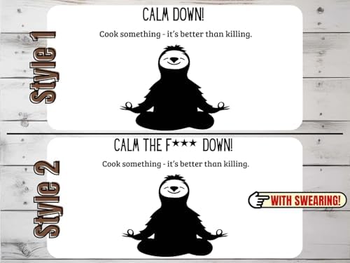 Personalized Wooden Cutting Board with Funny Sloth Engraving – Custom