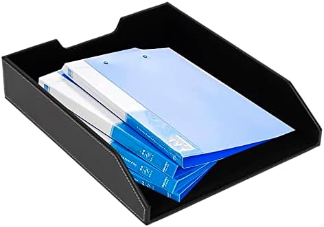 6 Piece Office Supplies/Desk Organizer Set with Desktop Leather