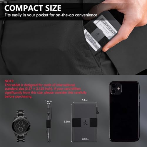 SEMORID RFID Blocking Slim Card Holder Wallet for Men Wallet