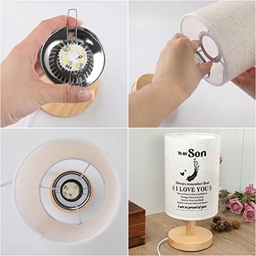SOUHONEY Gifts for Son, Table Lamp for Son Birthday Gifts from Parents