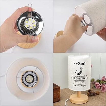 SOUHONEY Gifts for Son, Table Lamp for Son Birthday Gifts from Parents