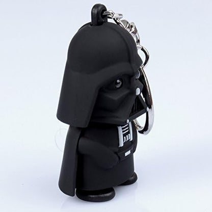 Little Prince Darth Vader Keychain with LED Flashlight & Sound