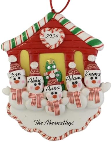 First Christmas in a New Home - Personalized Christmas Ornament