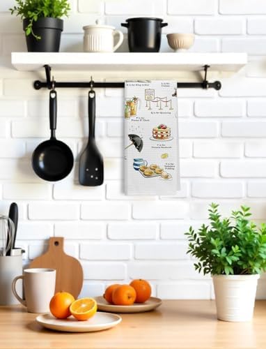 A Very English Alphabet Decorative Kitchen Towels - English Gifts for