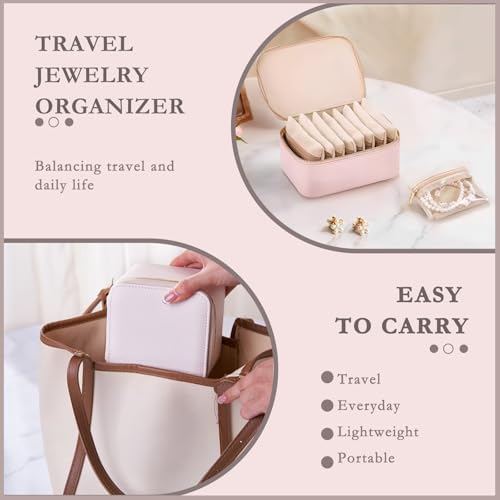 Jewelry Box Organizer for Women,Small Travel Jewelry Case,Mini Travel
