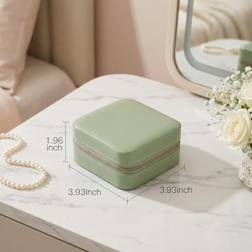 CASEGRACE Travel Jewelry Case, Small Jewelry Box Portable Jewelry